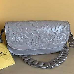 NWT PATRICIA NASH FLORAL EMBOSSED CROSSBODY
